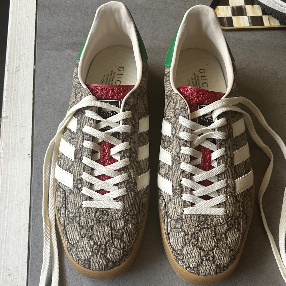Gucci Adidas Gazelle Sneakers - 11.5